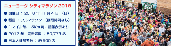ニューヨークシティマラソン概要